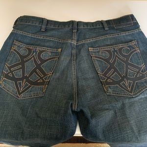 Calvin Klein Mens Embroidered Jeans